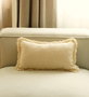Aberto Design Funda de Cojín KET006 Beige 30 x 50 cm